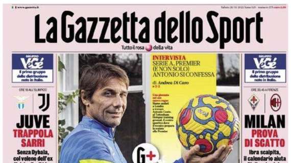 Milan, La Gazzetta dello Sport titola: "Prova di scatto"