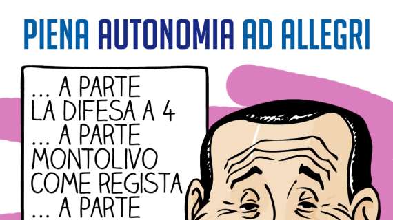 Vignetta MN - Piena autonomia ad Allegri