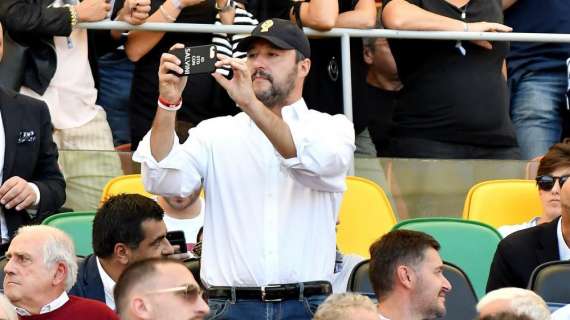 Salvini sul Milan: "Facciamo beneficenza con tutti. Fiorentina favorita sabato"