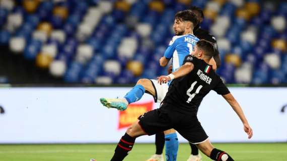 Napoli-Milan 2-2, la Gazzetta titola: "La forza del Diavolo"