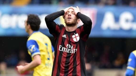 Milan, procede a rilento il recupero di Bertolacci: la situazione