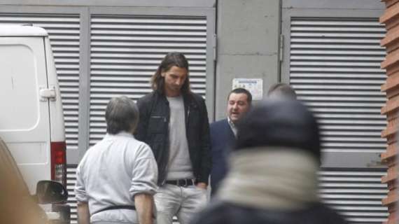 Ibra e Raiola in visita a Cassano (FOTO)