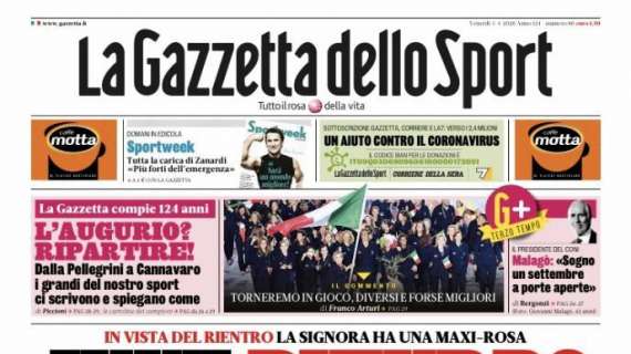 La Gazzetta sulla Serie A: "Tornare in campo? Scontro tra i club"