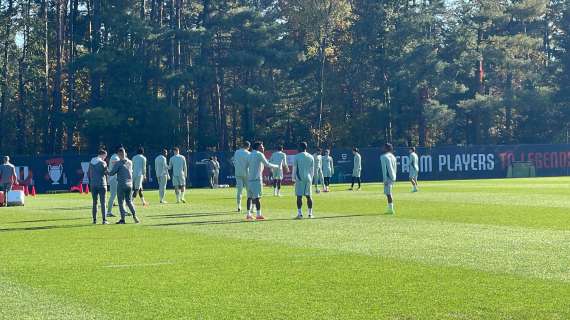 VIDEO MN - Verso Real Madrid-Milan: il torello dei rossoneri a Milanello