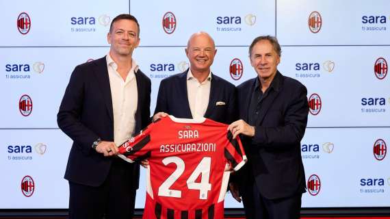 AC Milan e Sara Assicurazioni annunciano una nuova partnership
