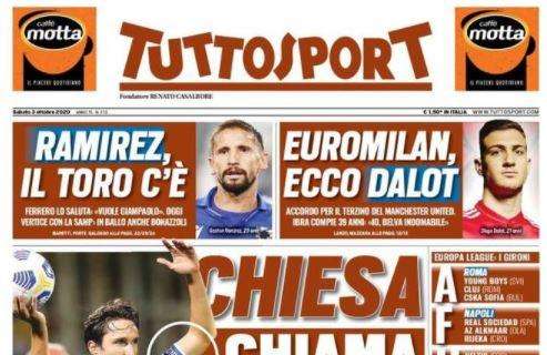Tuttosport titola: "EuroMilan, ecco Dalot"