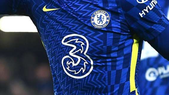 Chelsea piano internazionale Terza Maglia 2018-19 UFFICIALE lombare logo dello sponsor 
