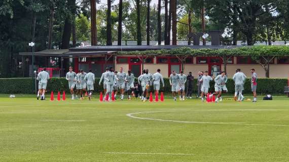 PHOTOGALLERY MN - Vigilia Milan-Liverpool: le immagini della rifinitura a Milanello