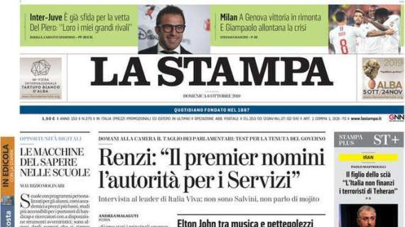 Genoa-Milan, La Stampa: "Giampaolo allontana la crisi"
