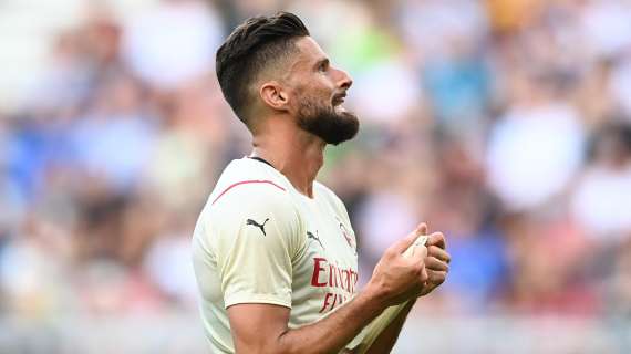 Milan, i numeri di Giroud contro il Cagliari