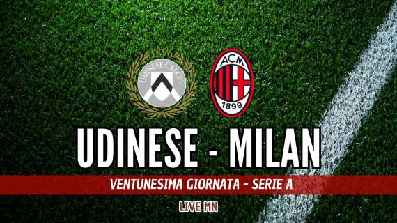 LIVE MN – Udinese-Milan (2-3): triplice fischio, il Milan torna a vincere ad Udine