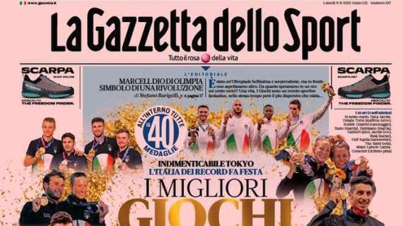La Gazzetta in apertura: "Milan, 0-0 col Real. Maignan alla Gigio para un rigore"