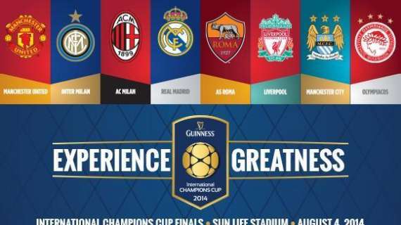 Guinness International Cup, Manchester City-Milan: tagliandi da 40 a 275 dollari