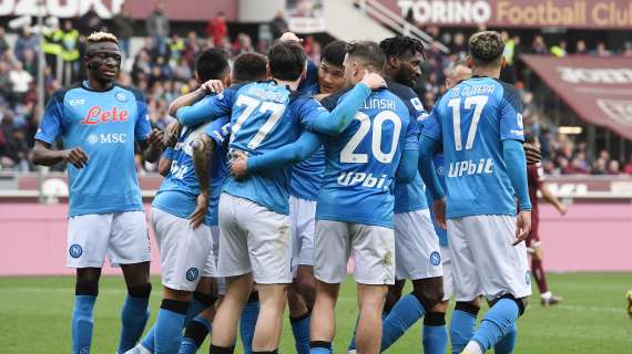 Napoli inarrestabile: arriverà alla prima sfida al Milan con uno 0-4 sul Torino