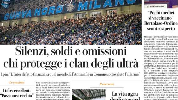 Repubblica (Milano): "Silenzi, soldi e omissioni: chi protegge il clan degli ultrà"