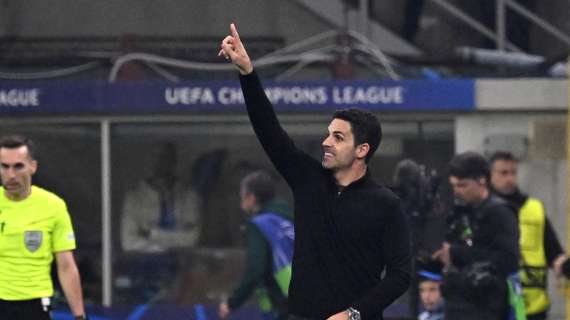 Arsenal, Arteta: "Il rigore concesso all'Inter? Allora c'era anche quello su Merino"