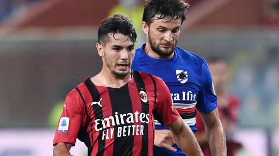 Milan avanti a fine primo tempo: Diaz-gol, Giroud attivissimo