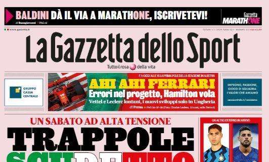 Juve-Toro e Lazio-Milan, La Gazzetta dello Sport: "Trappole Scudetto"