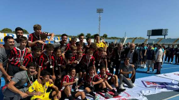 FOTO - Il Milan U15 vince la "Scudetto Cup Gabriele D’Annunzio": battuta 2-1 la Fiorentina in finale