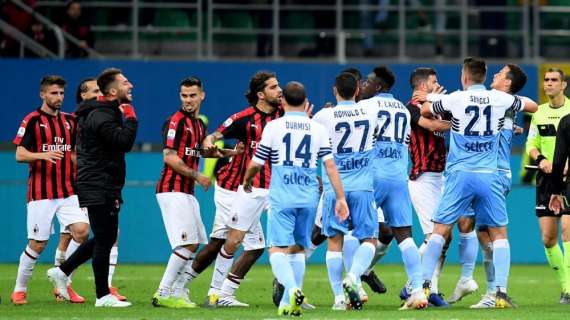 Tuttosport - Milan-Lazio: gli occhi del Giudice sportivo anche sulla rissa finale
