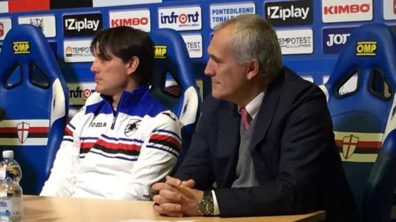 Montella in conferenza: "Credo la Samp non sia inferiore al Milan. Mihajlovic? Un piacere incontrarlo". 