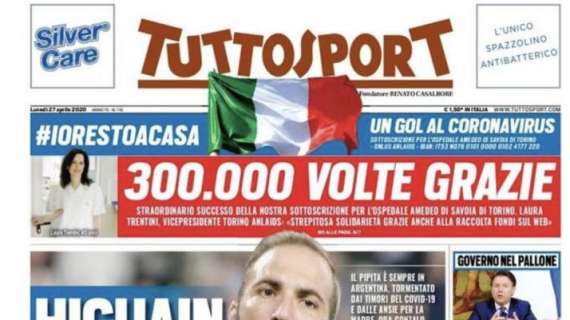 Tuttosport sulla ripartenza: "Governo nel pallone"