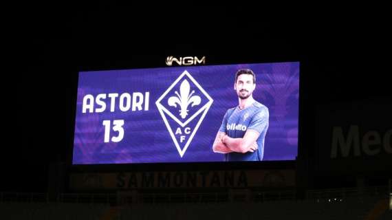 Calcio: Fiorentina; Gigantografia tifosi dedicata ad Astori