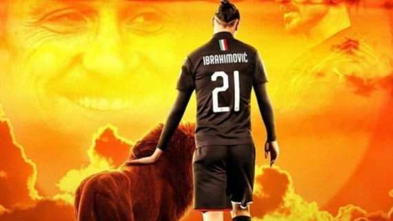 Ibrahimovic, Il re leone ed il logo del Milan in bella vista: ancora colori rossoneri nei social dello svedese