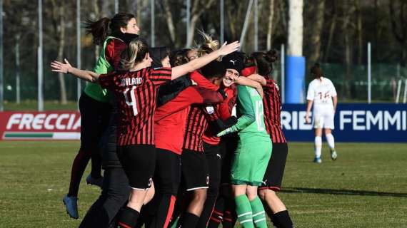 Serie A femminile, la classifica dopo 13 giornate: Milan momentaneamente terzo