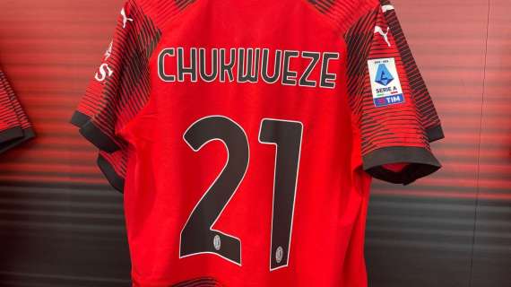 MN - Ecco la maglia del Milan numero 21 di Chukwueze