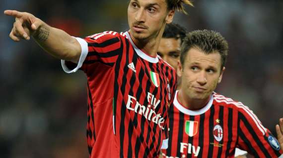 Milan-Viktoria Plzen: le formazioni ufficiali, Ema dietro Ibra e Cassano