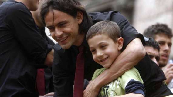 Inzaghi visita i degenti del Niguarda