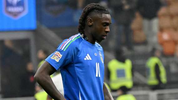 Emergenza infortuni nell'Italia: anche Kean torna a casa