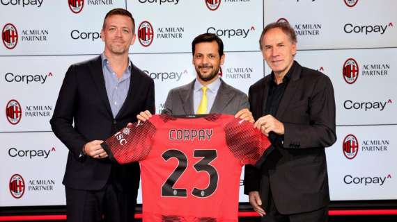 UFFICIALE: AC Milan e Corpay annunciano una nuova partnership