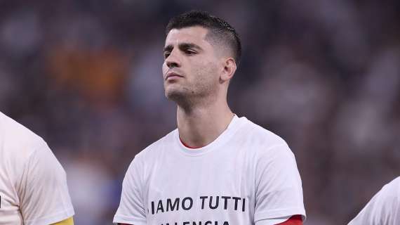 La dedica di Morata dopo il gol: "Siamo con voi, Valencia"