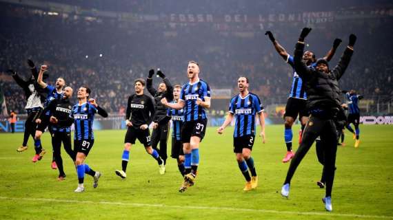 Inter, quarto derby di fila vinto in Serie A: non succedeva dal 1983
