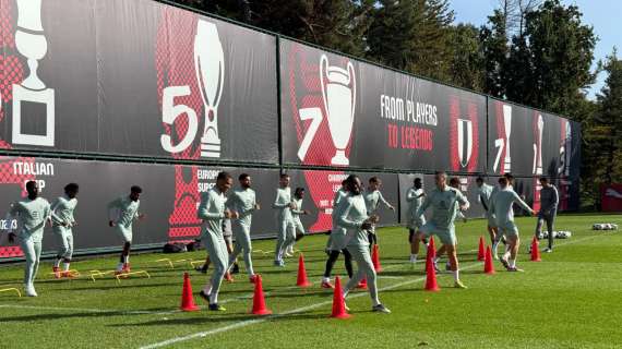 Confermato comunque l'allenamento mattutino del Milan a Milanello