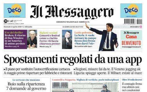Il Messaggero: "La Serie A vuole tornare in campo, ma Rezza (ISS) frena"