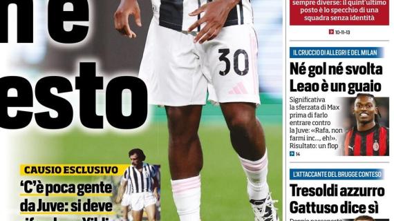 Tuttosport titola: “Né gol, né svolta: Leao è un guaio”