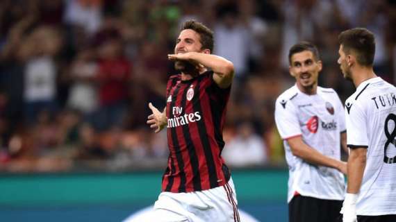 La gioia di Borini: "Felice per il gol, ora testa a domenica"