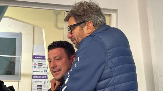 MN - Milan Futuro al tappeto, Baldini consola a fine gara il suo allievo Bonera