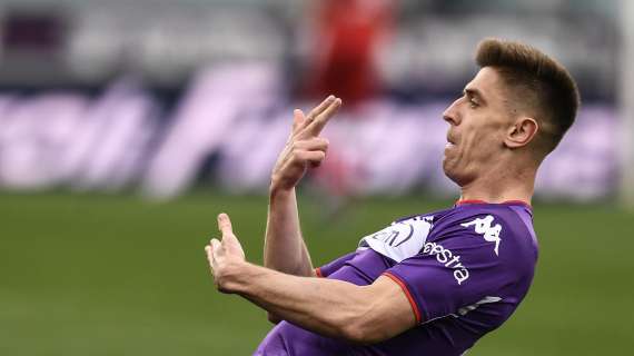 Fiorentina, per Piatek è solo la seconda volta contro il Milan in carriera