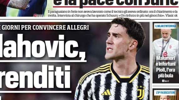 Tuttosport in apertura: "Malumori e infortuni: Pioli, l'ora più buia"