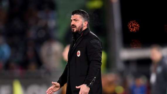 Milan, Gattuso ha ottenuto un punto in più di Montella con tre gare in meno