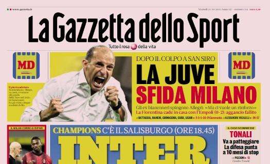 La Gazzetta in apertura sul Milan: "Leao, servono gol”