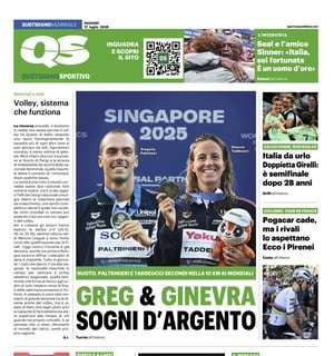 Il QS titola: "Gioco d'attacco tra Atalanta, Inter e Milan"