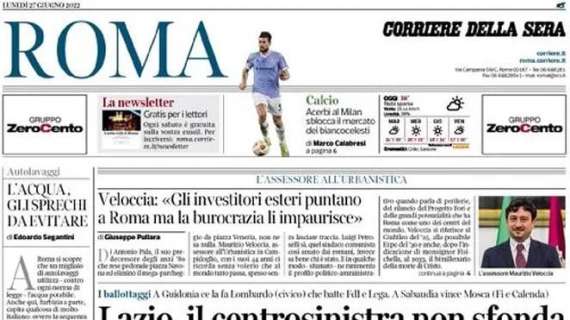 Corriere di Roma: "Acerbi al Milan sblocca il mercato della Lazio"