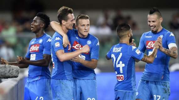 Napoli, oltre venti gol e sei vittorie: finora era accaduto solo al Milan