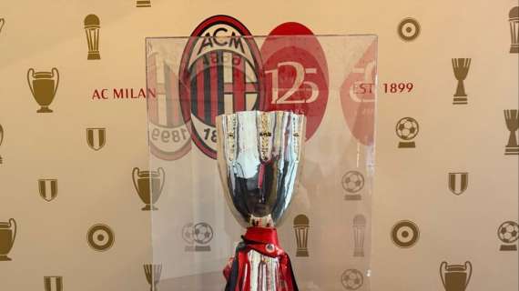 MN - La Supercoppa esposta al Museo di Casa Milan fino a sabato mattina