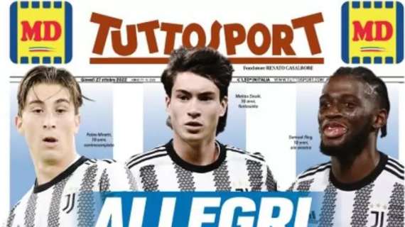 Tuttosport sul Torino in prima pagina: "Ola Aina, che botta!"